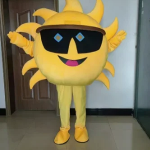 New Adult Hot Sale Foam Cute Sun Cartoon Mascot Costume Plush Christmas Fancy Dress Halloween Mascot Costume