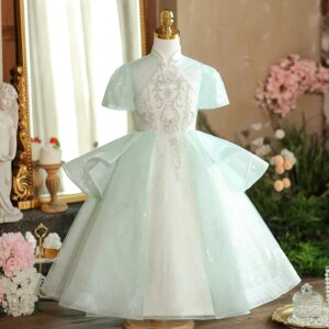 party dresses women evening robe de soirée vert vestido de festa luxo dubai Girls’ part dresses evening dresses vestido coctel