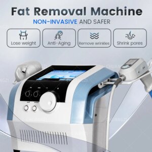 Ultra 360 Fat Reducing Machine Portable RF Slimming Machine Ultrasound Rf Cellulite Removal Wrinkle Removal Face Lift 2 Handles