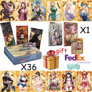 2025 New Demon Slayer card case wholesale Flash Rare SSP ZCR Card Tanjirou Kamado Nezuko Character collect Children Toy Gift