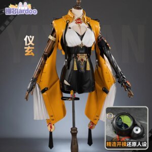 Zenless Zone Zero Yixuan Cosplay Costume Uniform Headwear Rings Yunkui Summit Halloween Party for Women Girls Carnival Props