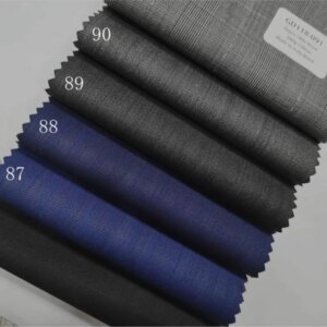 New anti-wrinkle worsted clothing fabric Spring and autumn suit pants small coat skirt vest professional