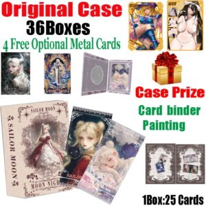 New Sailor Moon Collection Cards MoonNight Series 2 Anime Character Fantasy Magic Rare Enamel Metal Diamond Flash Cards