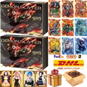 Wholesale case hot sales special offer Demon Slayer Cards Anime Tanjirou Kamado Nezuko Character Rare Children’s Collection Card