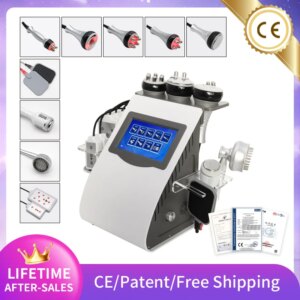 Vacuum Laser Lipolaser Cavitation Slimming 9 In 1 Fat Cavitation Anti-Wrinkle 40K Cellulite Massager for Face Body Skin Beauty