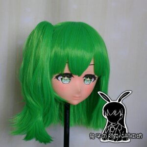 (RB6527)Quality Handmade Female Resin Cosplay Japanese Role Anime Great Fairy Kigurumi Crossdress Doll Transgender Mask