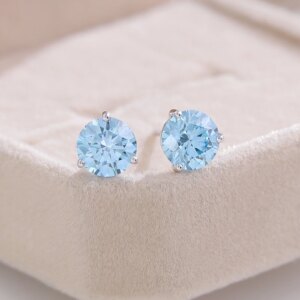 Provence Luxury Stud Earrings IGI blue Lab Diamonds 14KGold Engagement Jewelry for Women Classic Earrings Personalized Custom