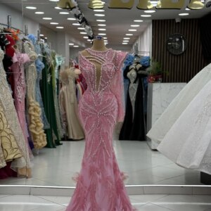 One Shoulder Pink Prom Dresses With Crystals Mermaid Simple Birthday Party Dresses Cocktail Dresses Robe Femme Customized