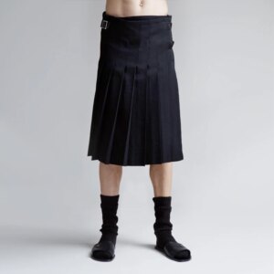 YOJI OOAK WOOL SKIRT MEN is an independent Japanese designer brand