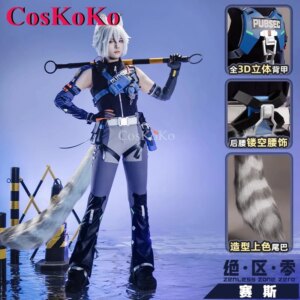 CosKoKo Seth Lowell Cosplay Game Zenless Zone Zero Costume Fashion Uniforms Full Set Halloween Party Role Play Clothing S-XXL
