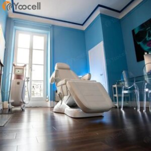 Yoocell Classics Design Beauty Treatment Bed 4 Motor Curve Lash Bed Lind Spa Bed Facial Massage Table