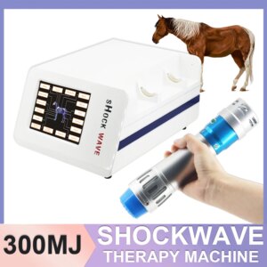 300MJ Animals Shockwave Therapy Machine Pain Relief Muscle Relaxation Massage Shockwave Newest Professional Massager For Horse
