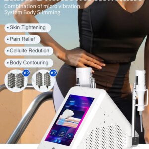 Body Shaping Muscle Relaxation 2 in 1 EMStaixl Fat 5D Massage Roller Electromagnetic Muscle Exercise Training for Salon