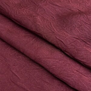 New Chinese Satin Imitation Acetate Fabric National Style Pendant Silky Dress Wide Leg Pants Crumpled