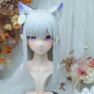 (NFD-14-23)Customize Full Head With Lock Crossdress Doll Female/Girl Japanese Anime Cartoon Character Kig Cosplay Kigurumi Mask