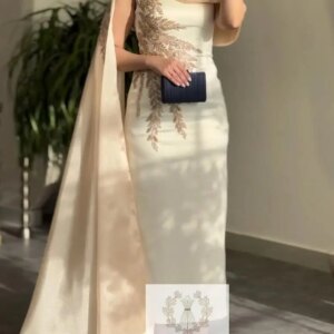 Customized Elegant Vintage Sweet Champagne Beading Applique Customize Formal Occasion Prom Dress Evening Party Gowns
