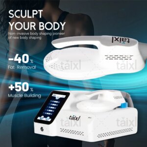 Upgrade portable EMStaixl 6500W 15 Tesla EMS muscle fat reduction electric stimulation weight loss carving machine salon
