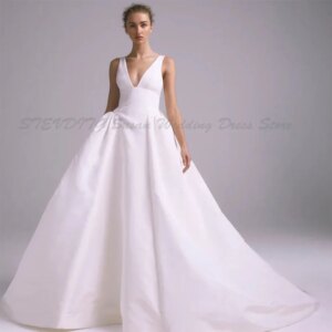 Pretty Evening Dresses V Neck One Shoulder A Line Sleeveless Floor Length High quality Fashion Women Prom Banquet Gowns