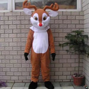 Props To Enhance The AtmosphereCosplay Brown Deer Elk Deer Mascot Adult Party Animal Carnival Advertising Event Costume Fancy Dr