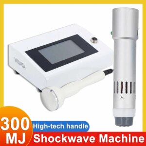 Professional Shockwave Therapy Machine Pain Relief 2in1 Shock Wave Instrument Body Massager Muscle Relax Ultrasonicd 300mj