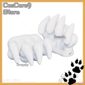 Anime Furry Cosplay Animal Artist Paw Kigurumi Furrysuit Costume 3D Polylactic Acid Props Dog Fox Wolf Cartoon Gifts Customized