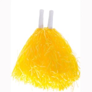 30pcs Wholesale Yellow Cheerleader Pom Poms Squad Cheerleading Pom