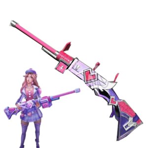 Game Valentine’s Day Caitlyn Cosplay The Sheriff of Piltover Props Role Play Anime Props Halloween Caitlyn Kiramman Cosplay