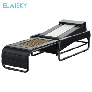Electric Jade Stone Heating Thermal Massage Bed Multifunctional Full Body Warm Physiotherapy 4D Lifting Function Bluetooth Music