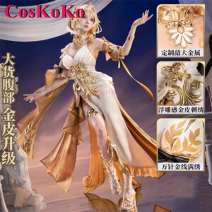 CosKoKo Aglaea Cosplay Game Honkai: Star Rail Costume Elegant Gorgeous Formal Dress Halloween Party Role Play Clothing S-XL New