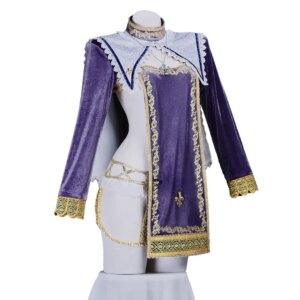 New 2025 Cute Purple Manga Shounen Jeanne Choir Sexy Outfits Anime Cosplay Costumes Set doisjoi3