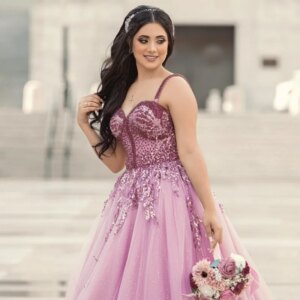 Light Purple Strapless Evening Dresses With Court Train Saudi Arabia Girls Charming Sequin Wedding Party Dress Luxury Customized