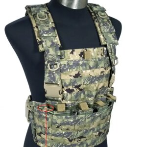 US AOR2  Camouflage Tactical Vest Green Digital Men