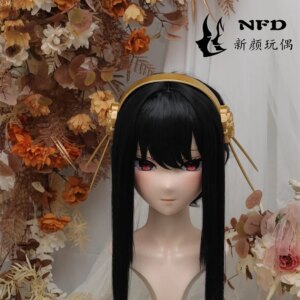 Kigurumi Kigurumi mask full head with lock cosplay head case