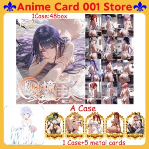 New Goddess Story A5 Collection Card Anime Waifu Girls Swimsuit Bikini Ccg Tcg Booster Toy card 3case Graduation