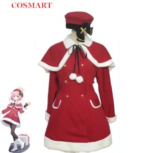 COSMART Game Blue Archive Sumi Serina Cosplay Costume Women Cute Xmas Dress Suit Halloween Carnival Uniforms Custom Made