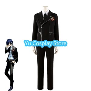 Yu-Cosplay Game P3R Yuuki Makoto Cosplay Costume High School Uniforms Halloween Carnival Outfits Party Suit Custom Made