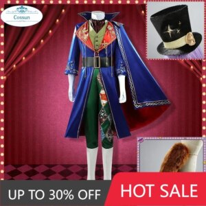 COSSUN [Customized] Game Twisted-Wonderland Stage In Playful Land Cosplay Costume Halloween Outfits Women Suit Uniform Tail Hat