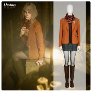 Hot selling remastered Ashley cosplay game with the same cosplay costume for women customization