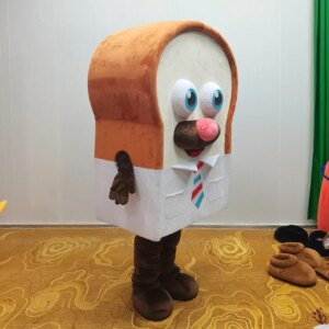 Bread Mascot Costume Cartoon Performance Doll Costume Doll Costume Cosplay Activity Props