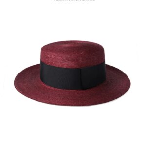 Natural hat women’s new flat red top