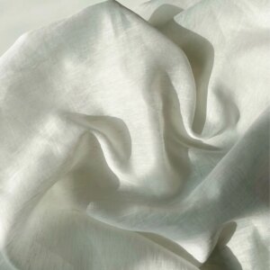 Half Bleach Color Linen Bottom Cloth Supply 1.4 M Width One Price Clothing Printing Fabric