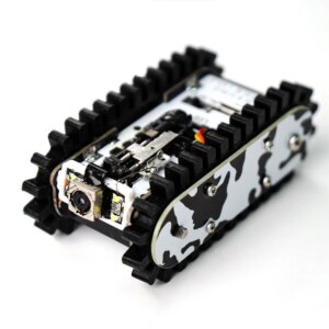 RC Tank Metal Tank Chassis Tractor Crawler App Control Scout Trolley Car with Movable Camera Robot for Openmv Esp32 S3 Robot Car