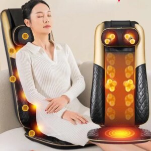 Lumbar Shoulder Cervical Back Massagers, Automatic Kneading Electric Massager Cushion Full Body Massage Mat Neck Massage Pillow