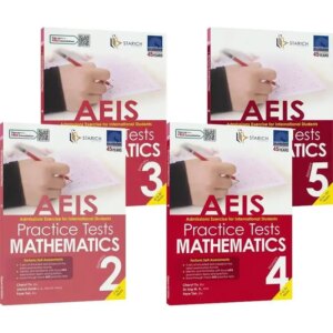 4 Copies of The 2-5 Singapore Primary School Mathematics AEIS International Exam Simulating SAPAEISPracticeTestsMath