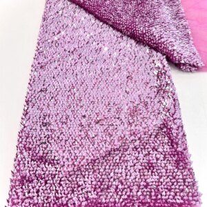 2025 Latest African Sequins Lace Fabric High Quality Embroidery 3D French Flower Nigerian Net Lace For Wedding Party Dress
