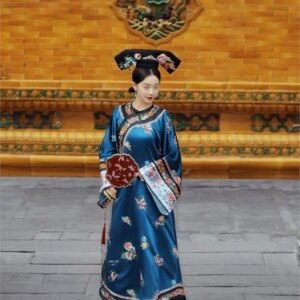 Travel to shoot clothing photo studio national style gorgeous female