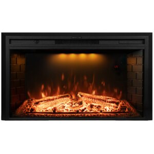 Luxstar 2025 Houselux 26-Inch Indoor LED Flame Fireplace Inserts Decorative Electric Heaters For Household And Hotel Use