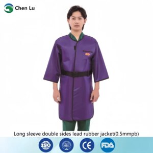 Genuine x-ray gamma ray radiological protection 0.5mmpb long sleeved double-sided lead coat CT room radiation protective clothes