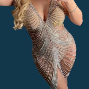 Sexy Body Chain Skirt Chain Chest Chain Jewelry Multi-layered Rhinestone Bra Accessories Waist Chain Girl Party Nightclub