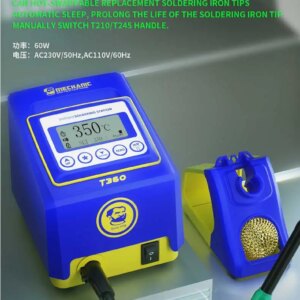 MECHANIC T360 Intelligent Soldering station 60W/Support T210 & T245 handles/2 sceonds Rapid Heating/electronics Repair soldering